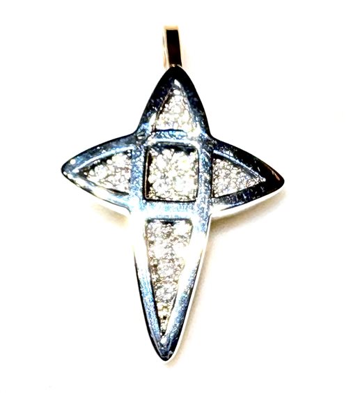 Anhänger Chimento Herr Croci in Weißgold Diamante 0.15 Ct 1G02911B17500 - 1G02911B17500